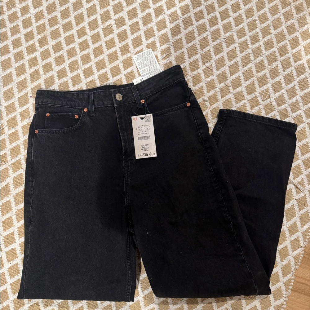 Zara TRF Mom fit high waist jeans